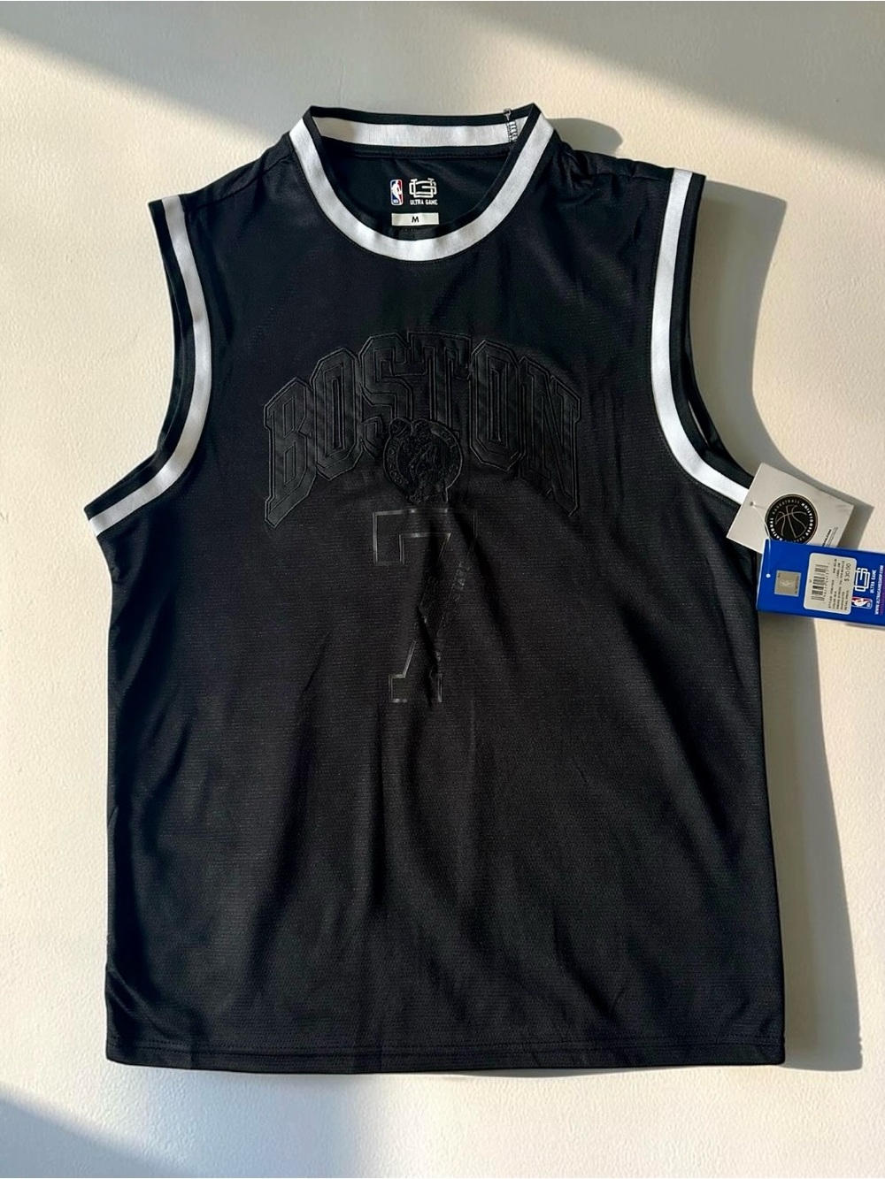 Boston Celtics NBA Blackout Mesh Muscle Tank Men’s M NWT